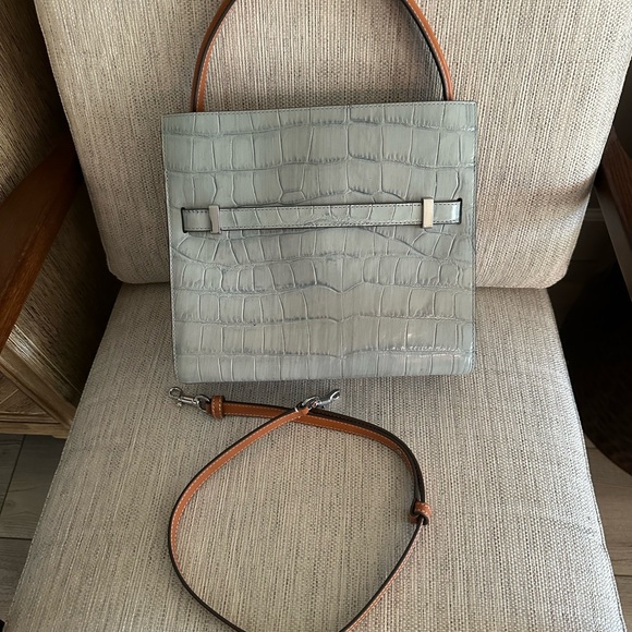 TORY BURCH Elegant Crocodile-Embossed Handbag - Picture 4 of 7